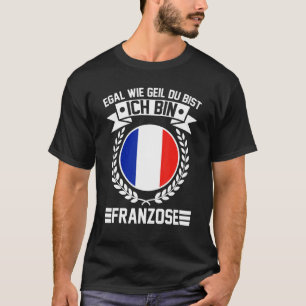 Camiseta Eu sou Franzose França Paris