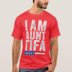 Camiseta Eu Sou Garota Gráfica da Tia