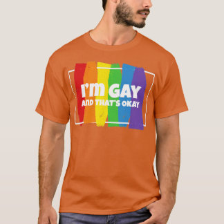 Camiseta Eu sou Gay e isso está bem Homossexuell Gay 1
