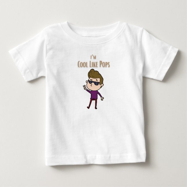 Camiseta eu sou giro como o pai (Frente)