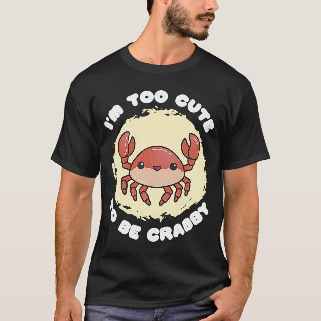Camiseta Eu sou giro em ser caranguejo de marisco (Frente)