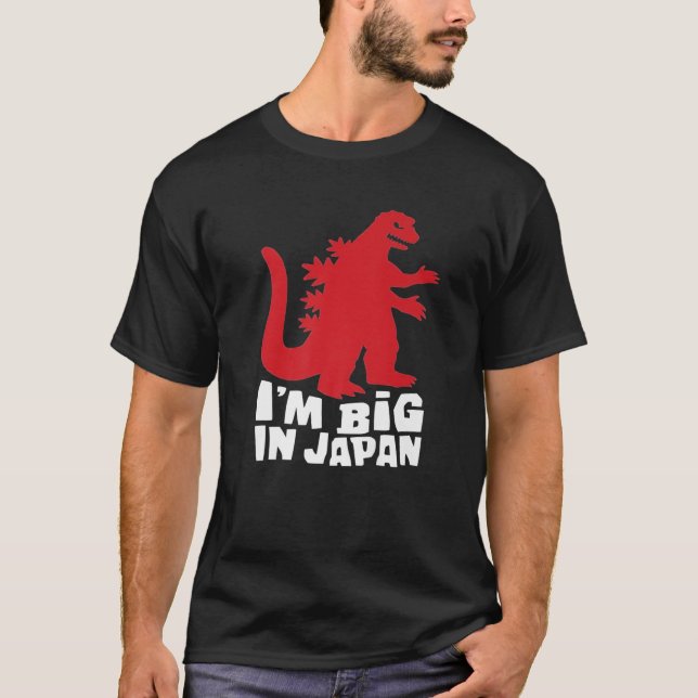 Camiseta Eu sou grande no Japão Piada presente (Frente)