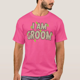 Camiseta Eu Sou Groom Mens Engraçado Casamento De Solteiro