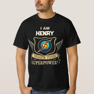 Camiseta Eu Sou HENRY Qual É Seu Superpoder