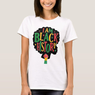 Camiseta Eu Sou História Negra - Juneteenth