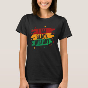 Camiseta Eu Sou História Negra Mês Negro Africano Americano