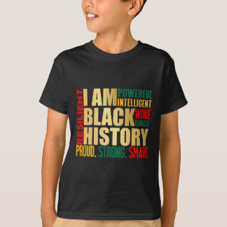 Camiseta Eu Sou História Negra Mês Orgulho Africano America