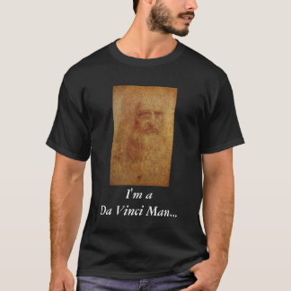 Camiseta Eu sou homem do aDa Vinci… Necessidade eu digo