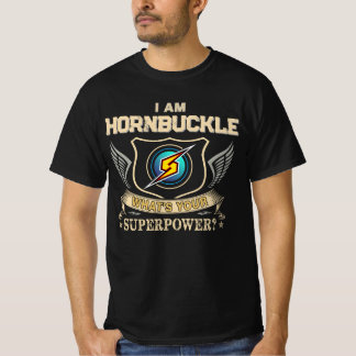 Camiseta Eu Sou HORNBUCKLE Qual é Seu Superpoder