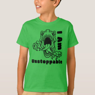 Camiseta Eu Sou Imparável, Engraçado T-Rex