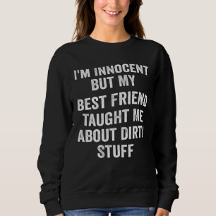 Camiseta Eu sou inocente, mas meu melhor amigo me ensinou s