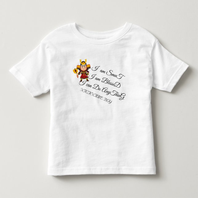 Camiseta Eu sou inteligenTe Eu sou Abencoado Eu posso Fazer (Frente)
