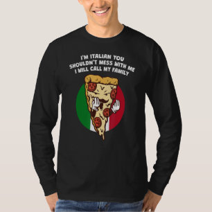 Camiseta Eu Sou Italiano Você Não Deveria Mentir Comigo Hum