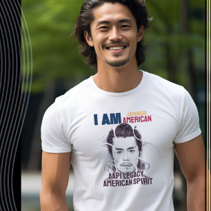 Camiseta Eu sou japonês-americano (homem) - Dia do Patrimôn
