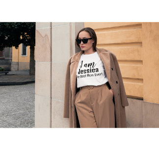 Camiseta Eu sou Jessica a melhor mãe já personalizada