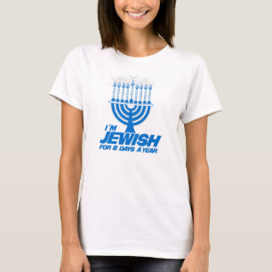 Camiseta Eu sou JUDAICO POR 8 DIAS UM O ANO - .png