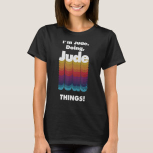 Camiseta Eu sou Jude fazer Judas Coisas Engraçadas Aniversá