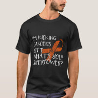 Eu sou Kicking Cancer Leukemia Sensibilização Osoo