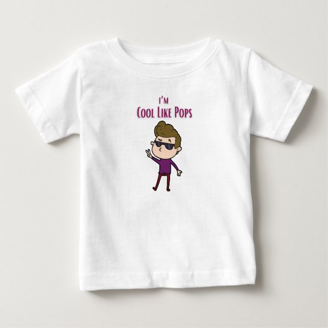Camiseta Eu sou legal como o papai (Frente)