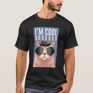 Camiseta Eu Sou Legal, Irmão Gato Hilário Pet