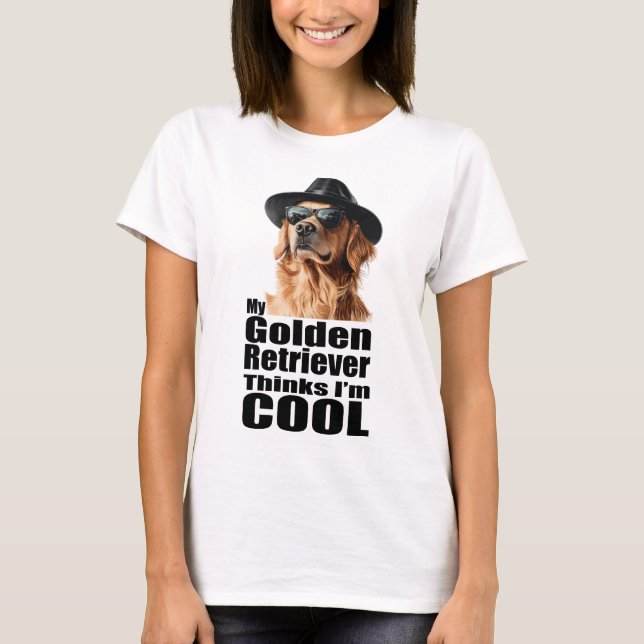 Camiseta Eu sou Legal Ouro Retriever (Frente)