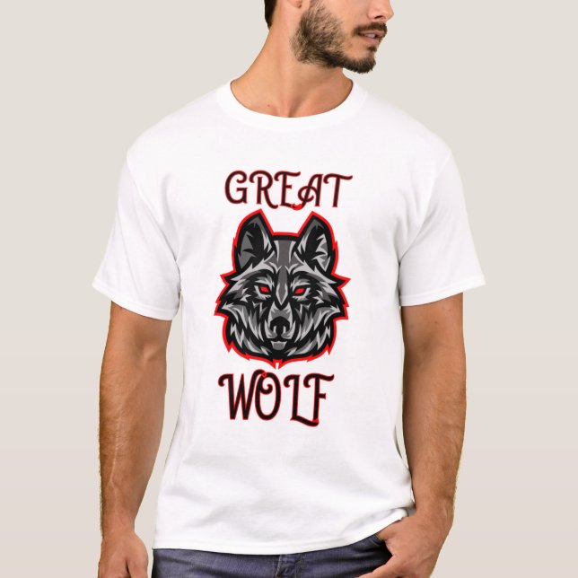 Camiseta eu sou lobo excelente (Frente)