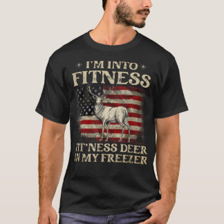 Camiseta Eu sou louco por fitness Fitness Veado no meu cong