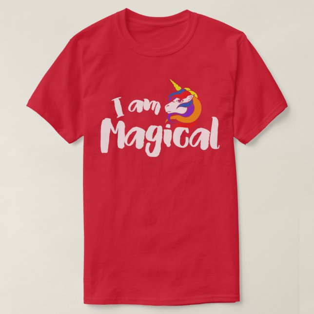 Camiseta Eu sou mágico (Frente do Design)