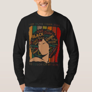 Camiseta Eu Sou Mais Do Que Apenas A Cor Da Minha Pele Bhm 