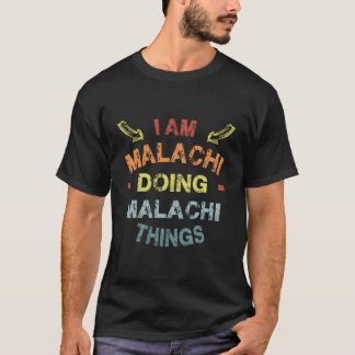 Camiseta Eu Sou Malachi Fazendo Coisas Malachi Legal Cristo