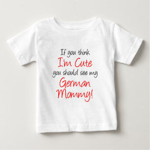 Camiseta Eu sou Mamãe Alemã Bonita