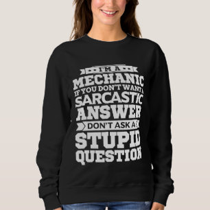 Camiseta Eu Sou Mecânico Não Pergunto Súpido Sarcástico