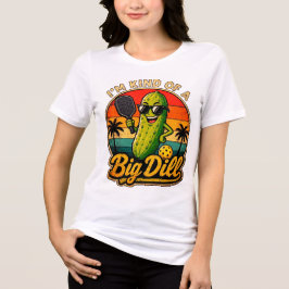 Camiseta Eu Sou Meio um Grande Dill Tri-Blend 