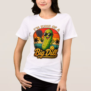 Camiseta Eu Sou Meio um Grande Dill Tri-Blend