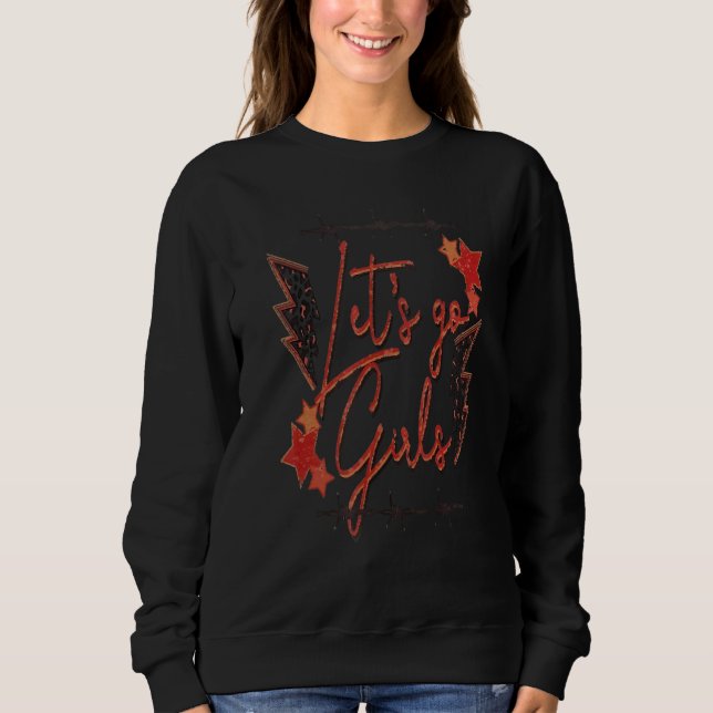 Camiseta Eu sou Meninas Vamos Meninas Retro Mulheres (Frente)