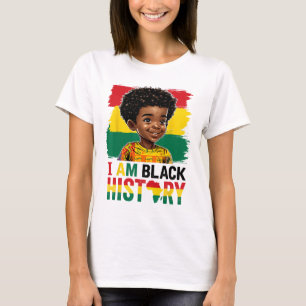 Camiseta Eu Sou Menino Afro da História Negra Pequeno Prínc