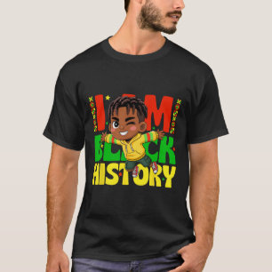 Camiseta Eu Sou Menino Afro História Negra Crianças Mês da 