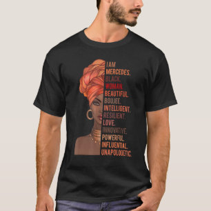Camiseta Eu Sou Mercedes A História Da Mulher Negra Mês 202