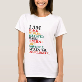 Camiseta EU SOU - Mês da História Negra