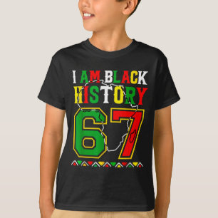 Camiseta Eu Sou Mês da História Negra 67 Meme Afro-American