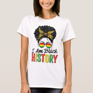 Camiseta Eu Sou Mês da História Negra Mulheres Africanas Me