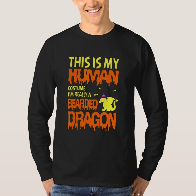 Camiseta Eu Sou Mesmo Um Traje De Halloween De Dragão (Frente)