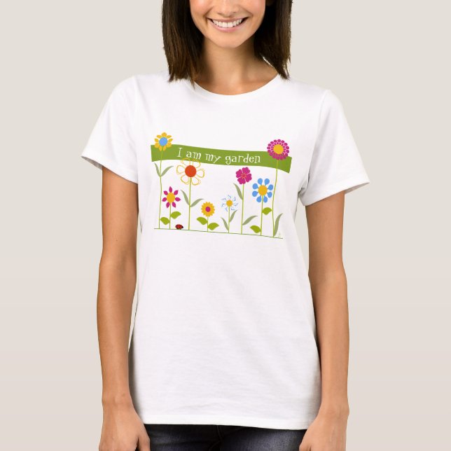 Camiseta Eu sou meu jardim (Frente)