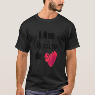 Camiseta Eu Sou Mexicano De Corazon Mexicano Orgulho Que Me