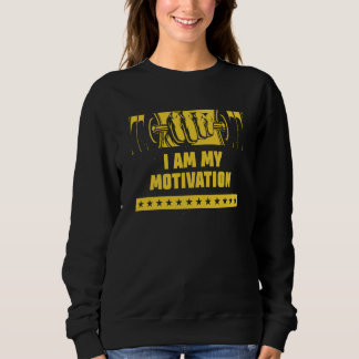 Camiseta Eu Sou Minha Motivação Treino Citação Motivacional