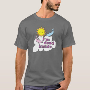 Camiseta Eu sou Morto Dentro - Golfinhos Cheios e Sol