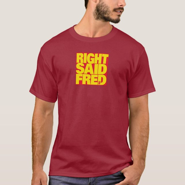 Camiseta "Eu sou muito sexy", por Right Said Fred - Icônico (Frente)