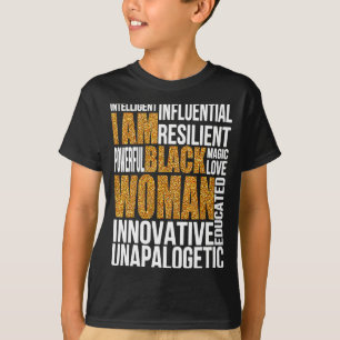 Camiseta Eu Sou Mulher Negra Mês da História Negra Blac Edu