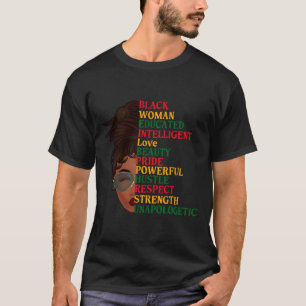 Camiseta Eu Sou Mulher Negra Mês da História Negra Educada 