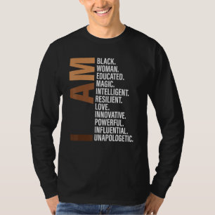 Camiseta Eu Sou Mulher Negra Mês da História Negra Sem Desc